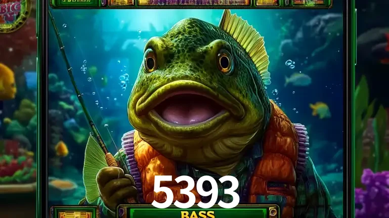 Personagem de peixe pescador do popular jogo de slot com tema de pescaria, uma das emocionantes opções de caça-níqueis para jogar e ganhar no cassino 5393.